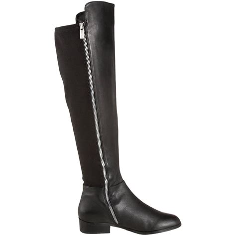 michael michael kors bromley leather riding boots|Michael Kors bromley black boots.